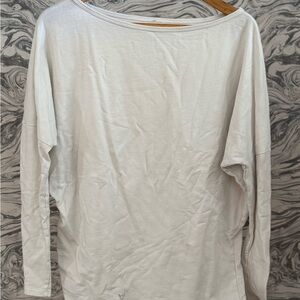 Go Couture White Long Sleeve Top